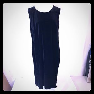 Courtenay Black Velvet Dress